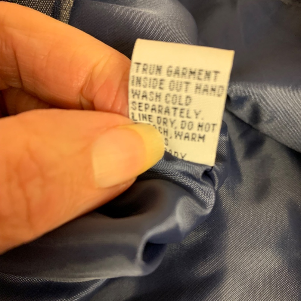 Appraisal Skirt Blue Skater Full Office Sophisticated Classic Corp core SZ 14 - Picture 6 of 8